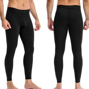 Pantalons de compression pour hommes de haute qualité, leggings de compression en polyester, vêtements de sport pour la course à pied, le football, l'entraînement, sous-vêtements de compression - Product Image 5