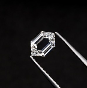 Bague en diamant poli de haute qualité, certifiée IGI, en vrac, 1CT 3CT, taille hexagonale rose, cultivé en laboratoire, couleur E, clarté VS1 - Product Image 3
