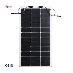 유연한 태양 전지 패널 Pv 시스템 120 셀 모노 Si 태양 전원 태양 광 옥상 전력 상업적 사용 핫 세일 라인