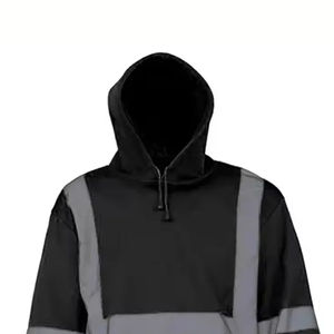 Sudaderas con Capucha de Alta Visibilidad Reflectantes para Hombre, para Trabajo en Invierno, Construcción, Seguridad, Transpirables, de Secado Rápido, Personalizables - Product Image 2