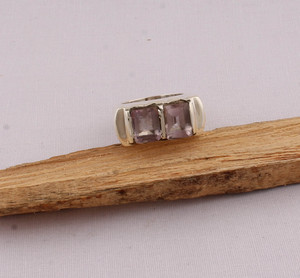 Natural <b>Amethyst</b> <b>Ring</b> 925 Sterling <b>Silver</b> Jewelry February Birthstone <b>Ring</b> Vintage Style Purple Gemstone <b>Ring</b> for Women - Product Image 1