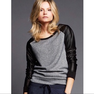 เสื้อสเวตเตอร์คอโอ แขนสั้น ผ้าเทอร์รี่ 100% ผ้าฝ้าย สำหรับฤดูหนาว แขนหนัง ปักโลโก้ได้ตามต้องการ ขายดี - Product Image 1