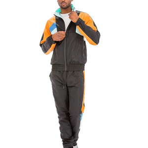 Ensembles coupe-vent pour garçons, style actuel, coupe classique, prix de gros, fermeture éclair sur le devant, style sportif, respirant, ensemble coupe-vent pour hommes - Product Image 3