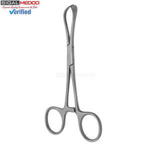 Pinzas para Toallas Lorna de 5.25 Pulgadas, Instrumento Quirúrgico Manual de Acero Inoxidable para Fijar Paños Quirúrgicos, Uso en Cirugía General, Certificado CE - Product Image 5