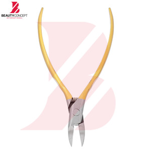 Newest Style Product Gold Plated <b>Nail</b> Nipper Cuticle Cutter Stainless Steel Precision Clipper Salon Grade Beauty <b>Tool</b> - Product Image 3