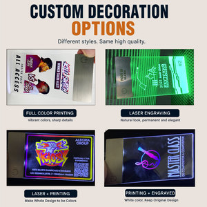 Placa de Identificación Personalizada, Placa de Acrílico con Nombre y Logotipo, Magnética, para Empleados, Personal de Oficina, Escuela, Fabricante OEM, Venta al Por Mayor - Product Image 3