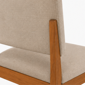 Ensemble de salle à manger carré en teck écologique ARTERRA Premium, table moderne avec chaises rembourrées pour la maison, les restaurants et les hôtels - Product Image 5