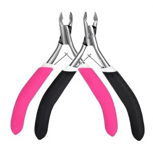 Cortauñas de Alta Calidad para Adultos con Abertura de Mandíbula Ancha, Cuchillas de Acero al Carbono, Mangos de Plástico, Tijeras Oblicuas para Cutículas - Product Image 3