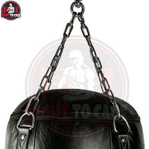 Black Color Leather Uppercut <b>Boxing</b> Punching Bag for Gym MMA OEM Service Customized Design Heavy-Duty EPE Filled Eco-Friendly - Product Image 5