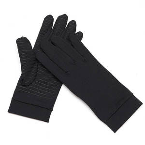 Guantes de Ciclismo Transpirables Antideslizantes de Primera Calidad para Deportes al Aire Libre, Guantes con Pantalla Táctil, Longitud hasta la Muñeca, Negros, de Poliéster - Product Image 5