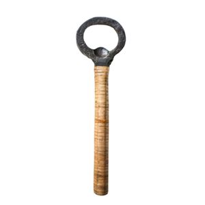 Ouvre-bouteille en fonte de fer au design tendance en forme de fleur, finition thermolaquée, pour accessoires de bière et tire-bouchon à vin - Product Image 2