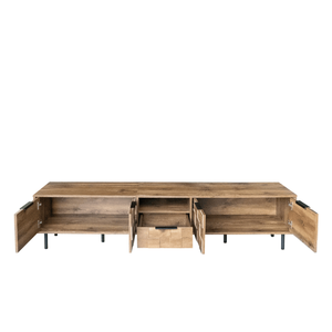 78 \ "legno TV Stand con deposito di intrattenimento centro TV console per 85 75 65 pollici TV per uso soggiorno - Product Image 4