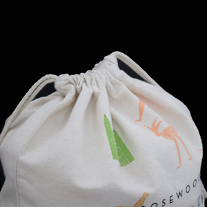 ถุงช้อปปิ้งผ้าฝ้ายพิมพ์ลายคุณภาพสูง 100% พร้อมเชือกผูกแบบกำหนดเองได้ ดีไซน์สวยงาม ราคาดีที่สุด ส่งออกจากอินเดีย - Product Image 6