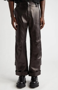 Best Price <b>Mens</b> Pants Top Quality Leather Pants Winter Comfortable Low Price Breathable Leather Pants For Sale - Product Image 2