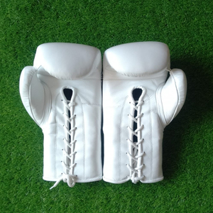 ถุงมือชกมวยคุณภาพสูงสั่งทำพิเศษ หนังวัวแท้ ทนทาน สวมใส่สบาย พร้อมเชือกผูก - Product Image 6