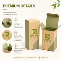 Boîte d'emballage cosmétique en carton pliable écologique avec logo personnalisé, fabriquée en Chine pour les produits de beauté