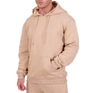 Plain Dyed Premium Design Men's Fleece Pullover Hoodie Custom Plus Size Regular Fit Drop Shoulder Printed Eco-Friendly High - Product Image 3