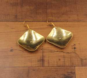 Boucles d'oreilles goutte d'eau martelées de luxe plaquées argent, bijoux artisanaux pour fiançailles et cadeaux, vente en gros - Product Image 4