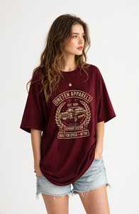 เสื้อยืดผู้หญิงฤดูร้อน สีกรมท่า ผ้าฝ้ายนุ่ม สวมใส่สบาย แขนสั้น ระบายอากาศได้ดี คุณภาพสูง ปรับแต่งได้ แฟชั่นทันสมัย คอกลม - Product Image 2