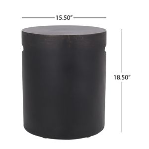 Tavolino Laterale in Cemento Leggero per Esterni - Product Image 5