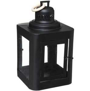 New Shiny <b>Black</b> Color Finished Customize Size <b>Lantern</b> for Wall Decoration Premium Quality Metal Glass Portable & Durable <b>Lantern</b> - Product Image 1