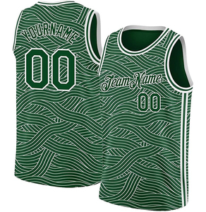 Maillot de basket-ball géométrique noir et jaune personnalisé, impression par sublimation, débardeur unisexe anti-humidité pour adulte, toutes saisons - Product Image 2
