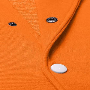 Nouvelle veste universitaire personnalisée 2025 avec logo, manches en cuir, broderie, pour couple, style baseball, pour homme - Product Image 6