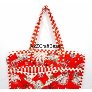 High Quality 100% Cotton Softback Quilted Breathable Unisex Laptop Bag Zipper Lightweight Eco-Friendly Large Capacity - Product Image 3