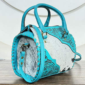 Nueva Bolsa de Viaje de Cuero Vacuno Hecha a Mano, Bolsa de Lona de Lujo para Fin de Semana, Mini Bolsa de Viaje para Mujer, Bolsas de Viaje para Pasar la Noche al Aire Libre - Product Image 4