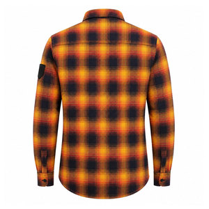 Latest Fashion Men's Flannel <b>Shirt</b> 100% Cotton Long Sleeve Casual Autumn Season <b>Shirt</b> Wholesale OEM High Quality Customized Logo - Product Image 3