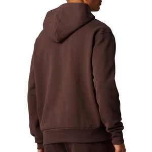 Sweat-shirt Homme Marron Streetwear Personnalisé avec Logo, Coton Molletonné Lourd 400 g/m², Coupe Oversize, Uni et Vierge - Product Image 4