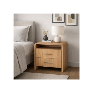 RIVEO RANGE Collection <b>Rustic</b> Design Contemporary Factory Price Bedroom Furniture <b>Bedside</b> <b>Table</b> Wooden Nightstand - Product Image 1