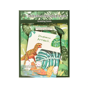 การ์ดอวยพรลายเงาไดโนเสาร์ - Product Image 2