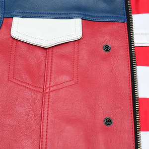 Chaleco de Cuero para Motocicleta Patriot Rebel para Hombre - Product Image 5