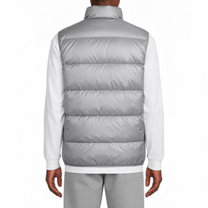 Best Quality <b>Men's</b> Winter Puffer <b>Vest</b> Breathable Eco-Friendly Polyester/Cotton Zipper Closure Outdoor Casual Wear Customized - Product Image 5