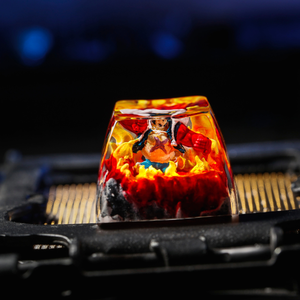 Teclas Artesanales Bosque Místico, Teclas Artesanales Personalizadas, Teclas Anime Lindas, Teclas Verdes, Juego de Teclas, Teclas de Madera - Product Image 3