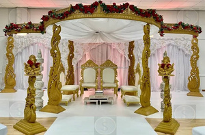 ของตกแต่งแบบแมนเด็ปสามเสาสำหรับงานแต่งงาน - Product Image 2