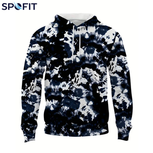 เสื้อฮู้ดดี้แบบซับลิเมชั่น ผ้าฝ้าย 100% ผ้าฟลีซสำหรับฤดูหนาว เสื้อคลุมแบบสวมหัว เป็นมิตรกับสิ่งแวดล้อม ระบายอากาศได้ดี มีกระเป๋า  แบบเรียบสีพื้น  ลำลอง - Product Image 2