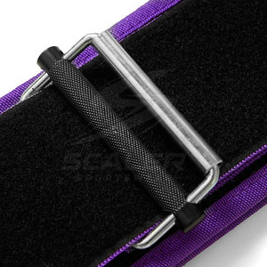 Strong and Durable Adjustable Nylon Lever <b>Belt</b> with Protection for Weight Lifting and Muscle Building - Product Image 6