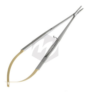 Portaagujas Castroviejo de 18 cm, Punta Recta Dentada, Instrumentos Médicos Quirúrgicos, Oftalmología, Odontología, Microcirugía - Product Image 3