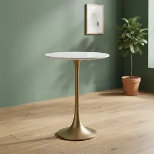 Modern Metal Coffee <b>Table</b> with <b>Marble</b> <b>Top</b> Durable Eco-Friendly Minimalist Design Living Room Furniture - Product Image 6
