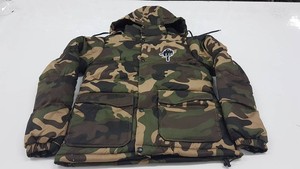 Custom Men's Camouflage <b>Jacket</b> with Heavyweight Water Resistant Fabric Modern Streetwear Design and OEM Production - Product Image 3