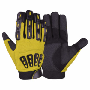 Premium Quality Heavy-Duty Industrial Safety Work Gloves Reinforced <b>Synthetic</b> <b>Leather</b> Amara CE Certified Heat Resistant - Product Image 4