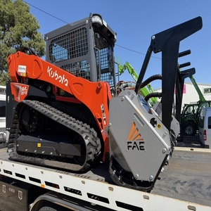 Chargeuse compacte sur chenilles Kubota Diesel, broyeur, pompe hydraulique haute performance, moment de charge élevé, construction, agriculture - Product Image 5