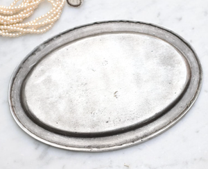 Bandeja Redonda de Aluminio Hecha a Mano de Estilo Rústico, Duradera, de Diseño Artesanal, Centro de Mesa para Bodas, para Uso Diario - Product Image 6