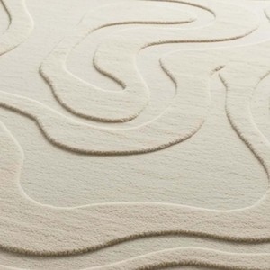 Modern Abstract Area Rug Irregular Shape Plush Soft wool handtufted Carpet for Living Room Bedroom Home Decor Non Slip <b>Floor</b> Rug - Product Image 6