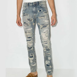 Custom Made Cargo <b>Work</b> Wear Man Pants Embroider or Printing Blue <b>Jeans</b> Cheap <b>Jeans</b> by OEM Pro Trend Sports Factory - Product Image 5