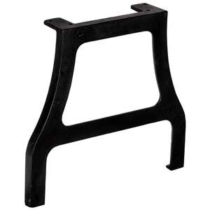 Juego de 2 patas para mesa de centro de hierro fundido negro mediano - Product Image 3