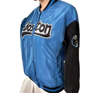 Fabricante que Ofrece Servicio de Diseño Personalizado para Chaquetas Varsity de Alta Calidad con Exterior de Algodón Transpirable e Impermeable para Mujer - Product Image 6