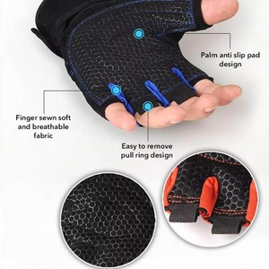 Guantes Deportivos Transpirables Antideslizantes de Medio Dedo para Levantamiento de Pesas, Ciclismo, Fitness y Gimnasio - Product Image 2